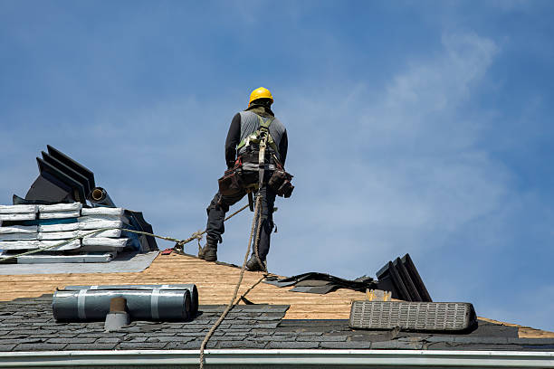 Professional Storm Damage Roof Repair technician working in Canton, MS